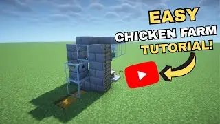 Easy chicken farm design | Minecraft 1.21+