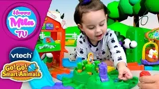 Веселая Ферма Животных от Го Го Умные Животные веселый обзор | HappyMilaTV #7