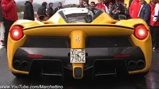Ferrari LaFerrari Exhaust Sound - Start Up and Accelerations!
