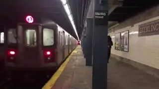 NYC Subway: (2) and (5) Nostrand Av. Lines from President St. to Newkirk Av. [HD 1080p]