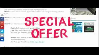 BigRock Hosting and Domain Name coupon codes for December 2016