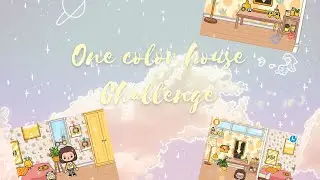 One color room challenge! 💛 | Toca Rainbows| Toca Life World