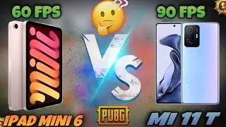 Xiaomi Mi 11t vs IPad Mini 6 Test In PUBG 2025 ☺️ 1vs1(TDM) ROOM PUBG / 60 vs 90 fps Tes in PUBG ❤️