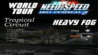 Need for Speed: Hot Pursuit 2 (PS2) - Tropical Circuit (Heavy Fog)