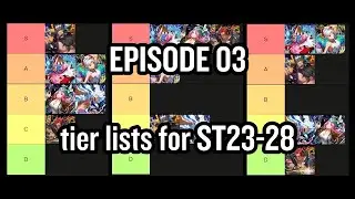 NEW STARTER DECKS ST23-28 Ranked for Meta Players, Beginners & Everyone in Between!