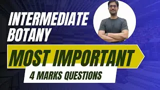 Intermediate Second Year Botany Most Important Questions List for 2026 Public Exams (AP&TS)