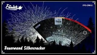 Feuerwand Silbercracker - Fanshape silver crackling fountain [Batch 2024]