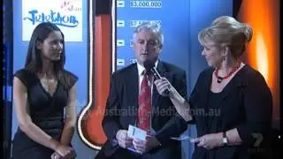 TVW Telethon 2007 - Premier Alan Carpenter's $1 million donation (October 14, 2007)
