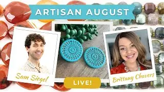 Tucson Gemstones & Artisan Pendants - Turquoise Street LIVE Class - Artisan August @ Sam's Bead Shop