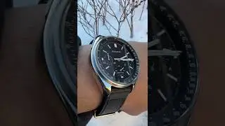 Bulova Lunar Pilot on Leather Strap #bulova #lunarpilot #moonwatch #budgetwatch #wotd #watchlife