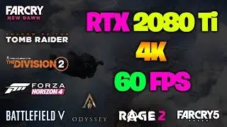 RTX 2080 Ti 4K 60FPS (Test in 8 Games)
