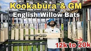 Review Kookaburra & GM English Willow Bats Top Quality Lowest Price hand selected bats available 