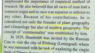 modern geographical thought , part 1