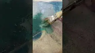 Encaustic painting on a large wood panel. #encaustic #painting #art