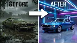 Restoring a 1969 Mustang Found in a Swamp | Satisfying Transformation