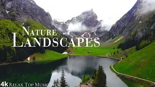 Nature Landscapes 4k With Piano Music