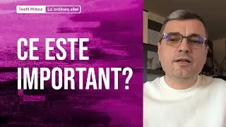 Cele mai importante lucruri pentru creștini - La ordinea zilei - 9 Ianuarie 2026
