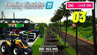 🔴Live Farming Simulator 22 Multiplayer RP Fazenda Edudeplay e Jo&atilde;o Mapa Igual GTA