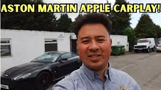 CarPlay Installed on Aston Martin Vantage's Factory Screen!