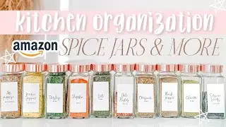 Pretty Amazon Spice Jar Organization, Freezer Bags,  RoboVac | Roxy James #spicejar #organization