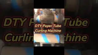 Insight of DTY paper tube curling machine #textile