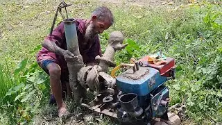 এতো চেষ্টা করেও পানি কেন উঠলো না? Full prosses shallow machine start challenge in village filed