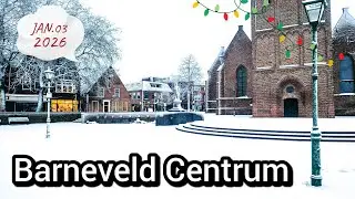 Winterse dronebeelden van Barneveld Centrum (2026)