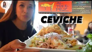 VLOG: FIRST TIME EATING CEVICHE | PERUVIAN DISH |  FOOD & TRAVEL | @cyndi0329 #peru #peruvianfood #asmr