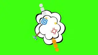 Emoji Cat Friends World Movie 2 Fight Cloud Green Screen