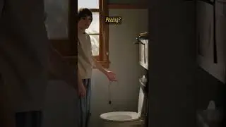 Will Byers pees with the seat down?! #strangerthings #strangerthings2 #willbyers #netflix