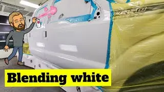 Painting and Blending White Basecoat