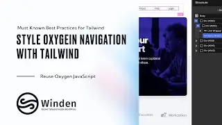 Style Oxygen Navigation Elements with Tailwind CSS