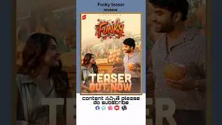 FUNKY Teaser Review |Vishwak Sen, Kayadu Lohar |AnudeepKV |Bheems Ceciroleo |Naga Vamsi S #funky