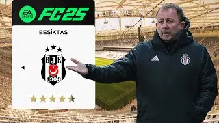 Sergen Yalçın’la Beşiktaş’ı Zirveye Taşıdım! FC 25 Beşiktaş Rebuild