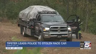 ARCA Menard Series driver&rsquo;s stolen race car found in wooded area in KCK