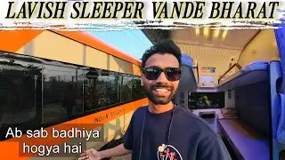 INDIA'S FIRST VANDE BHARAT SLEEPER || Kamakhya Vande Bharat Express Excellent food and Service