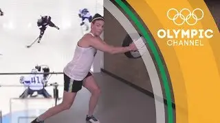 Shot Power Exercises for Ice Hockey ft. Hillary Knight | Workout Wednesday