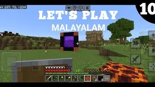 LP: 10 I MADE NETHERPORTAL  MINECRAFT 😀 | MALAYALAM 