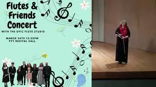 Flutes & Friends Concert with the UVic Flute Studio 2024