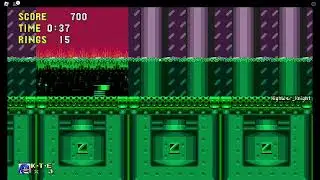 Classic Sonic Simulator V12 - Badnik Factory Zone Act 2. (By: Emergencyroom1.)