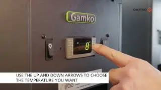 Setting the temperature on a Gamko cooler with a green display!