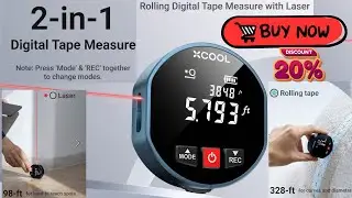 Rolling Digital Tape Measure Makes Measuring a BREEZE