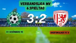 FC Sch&ouml;nberg 95 -  Greifswalder FC II 3:2 (1:1)