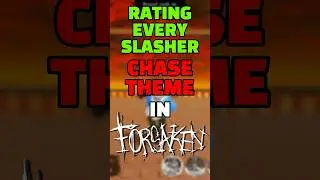 Rating Every Slasher Chase Theme in Forsaken!!!! #roblox #forsaken #shorts #viral #robloxedit