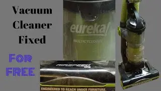 Vacuum Cleaner Fix.   Simple and FREE