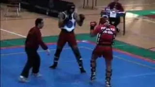 90+kg quarterfinal - 2002 European Wushu Champs Portugal