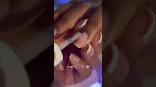 Acrylic to BIAB nails