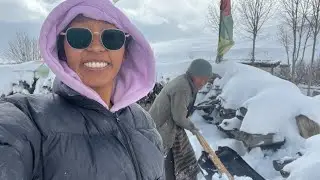 2nd Snowfall ☃️⛄️🏂🎿🌨️ in  Upper Mustang 2026