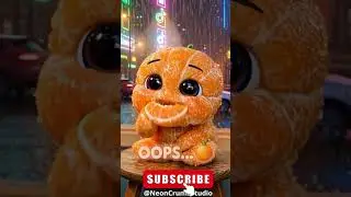 🍊 Tangerine Baby EPIC Juice Fail! OOPS&hellip; 😳💦 | 5-Second CGI Short #Shorts ✅