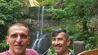 Latourell Waterfalls trail, Portland and Oregon Coast